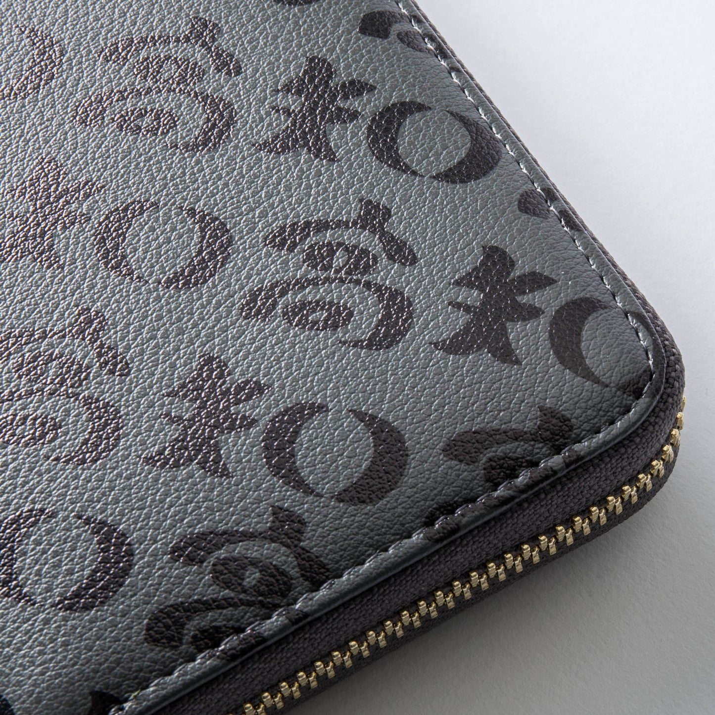 高知の財布 グレー×ブラック